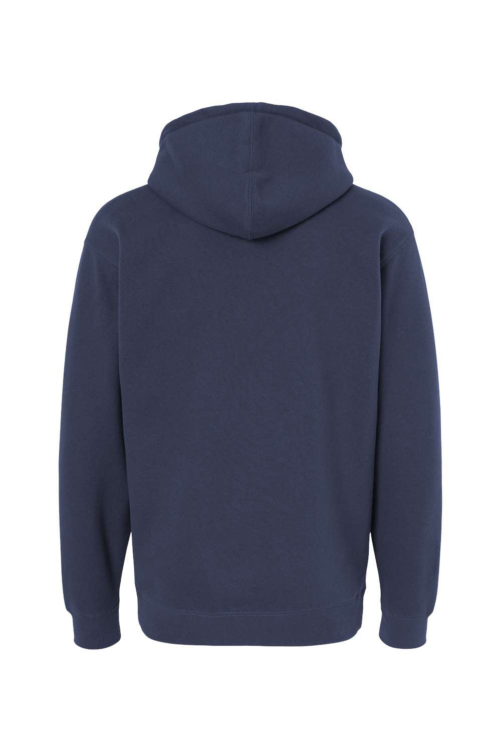 Independent Trading Co. IND4000 Mens Hooded Sweatshirt Hoodie Classic Navy Blue Flat Back