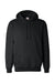 Badger 1254 Mens Hooded Sweatshirt Hoodie Black Flat Front