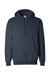 Badger 1254 Mens Hooded Sweatshirt Hoodie Navy Blue Flat Front