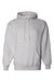 Badger 1254 Mens Hooded Sweatshirt Hoodie Oxford Grey Flat Front