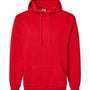 Badger Mens Hooded Sweatshirt Hoodie - Red