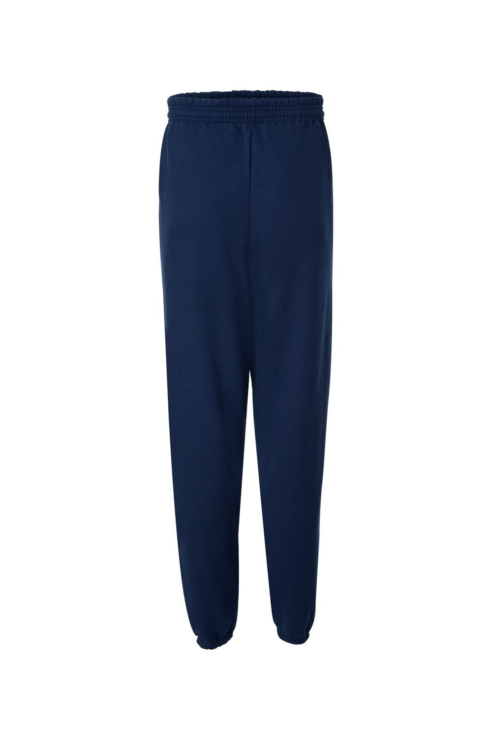 Hanes P650 Mens Ecosmart Sweatpants Navy Blue Flat Back