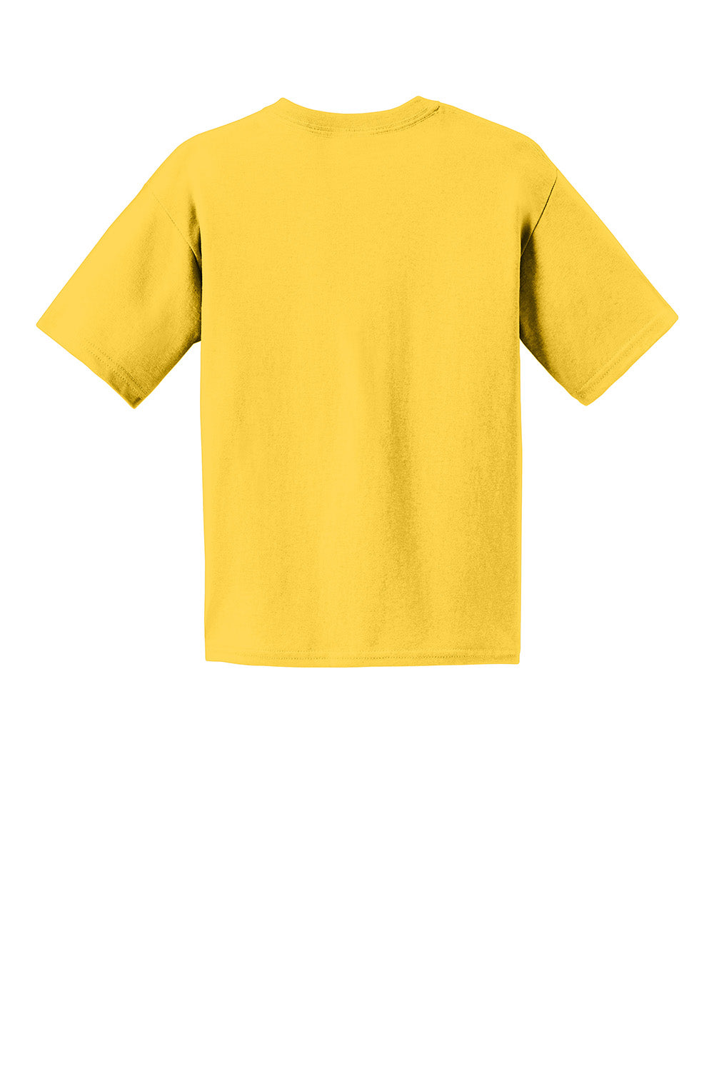 Gildan 2000B/G200B Youth Ultra Short Sleeve Crewneck T-Shirt Daisy Yellow Flat Back