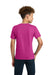 Gildan 2000B/G200B Youth Ultra Short Sleeve Crewneck T-Shirt Heliconia Pink Model Back