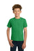 Gildan 2000B/G200B Youth Ultra Short Sleeve Crewneck T-Shirt Irish Green Model Front