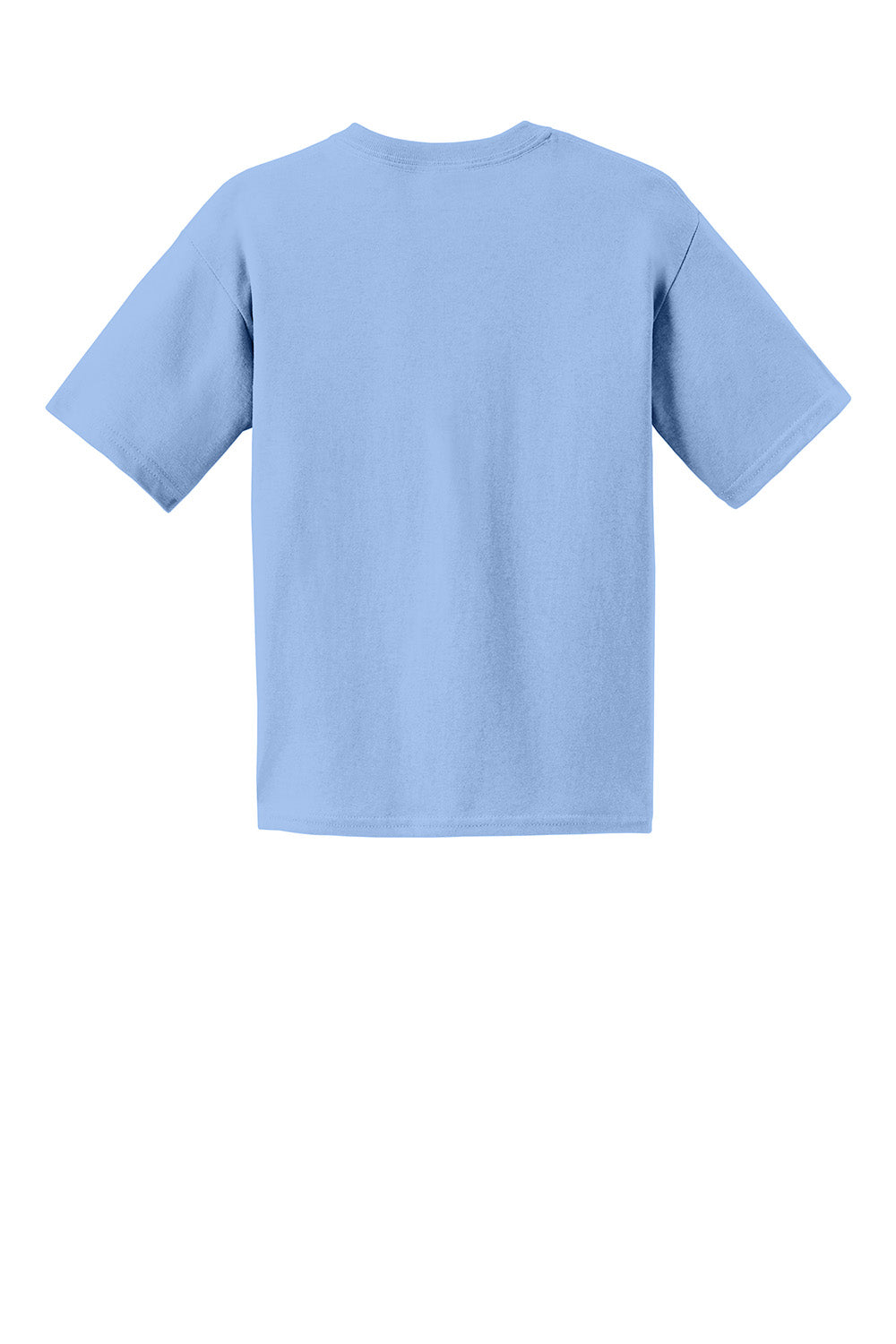 Gildan 2000B/G200B Youth Ultra Short Sleeve Crewneck T-Shirt Light Blue Flat Back