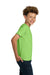 Gildan 2000B/G200B Youth Ultra Short Sleeve Crewneck T-Shirt Lime Green Model Side