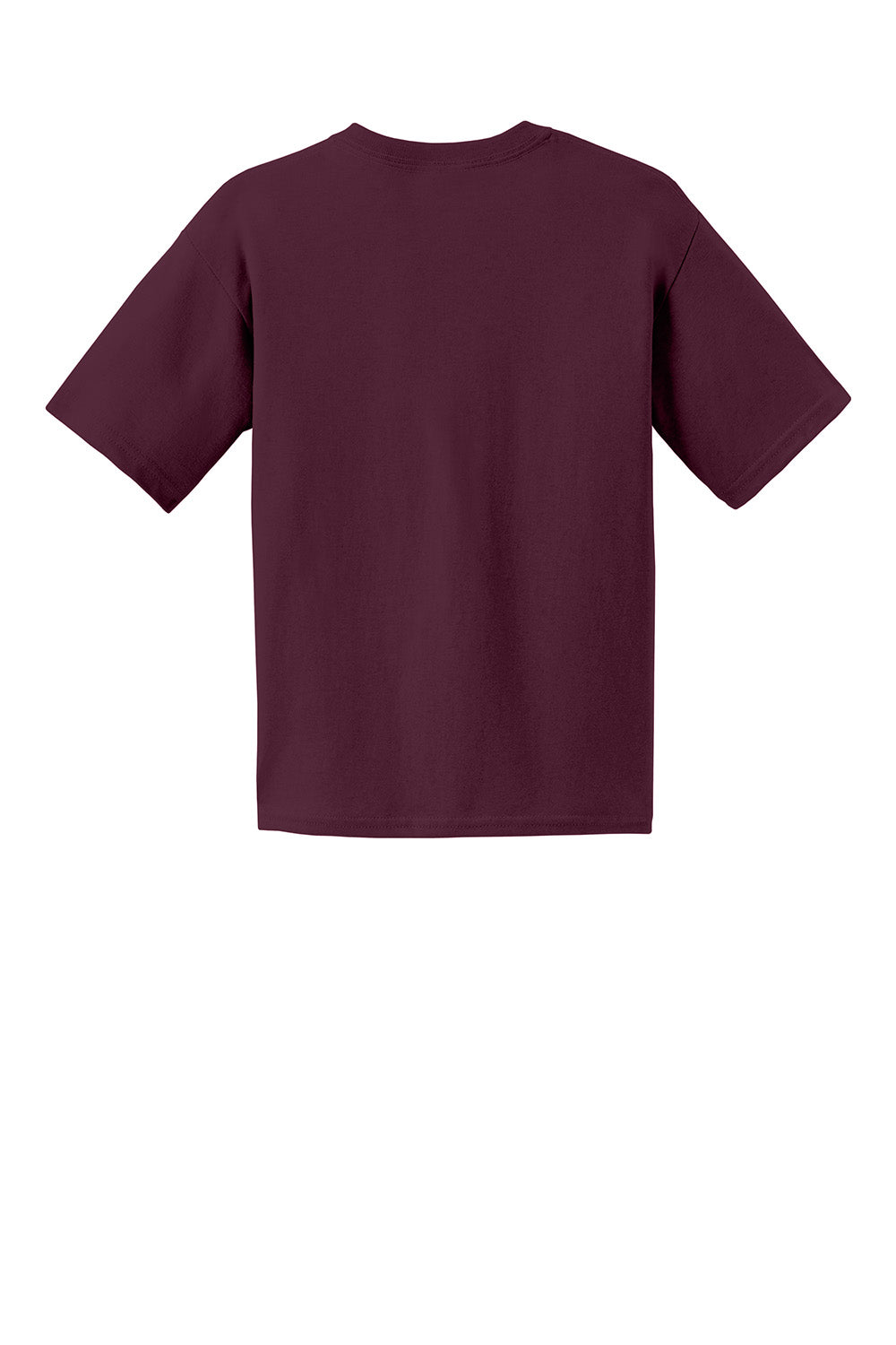 Gildan 2000B/G200B Youth Ultra Short Sleeve Crewneck T-Shirt Maroon Flat Back