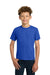 Gildan 2000B/G200B Youth Ultra Short Sleeve Crewneck T-Shirt Royal Blue Model Front