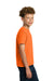 Gildan 2000B/G200B Youth Ultra Short Sleeve Crewneck T-Shirt Safety Orange Model Side