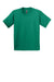 Gildan 2000B/G200B Youth Ultra Short Sleeve Crewneck T-Shirt Kelly Green Flat Front