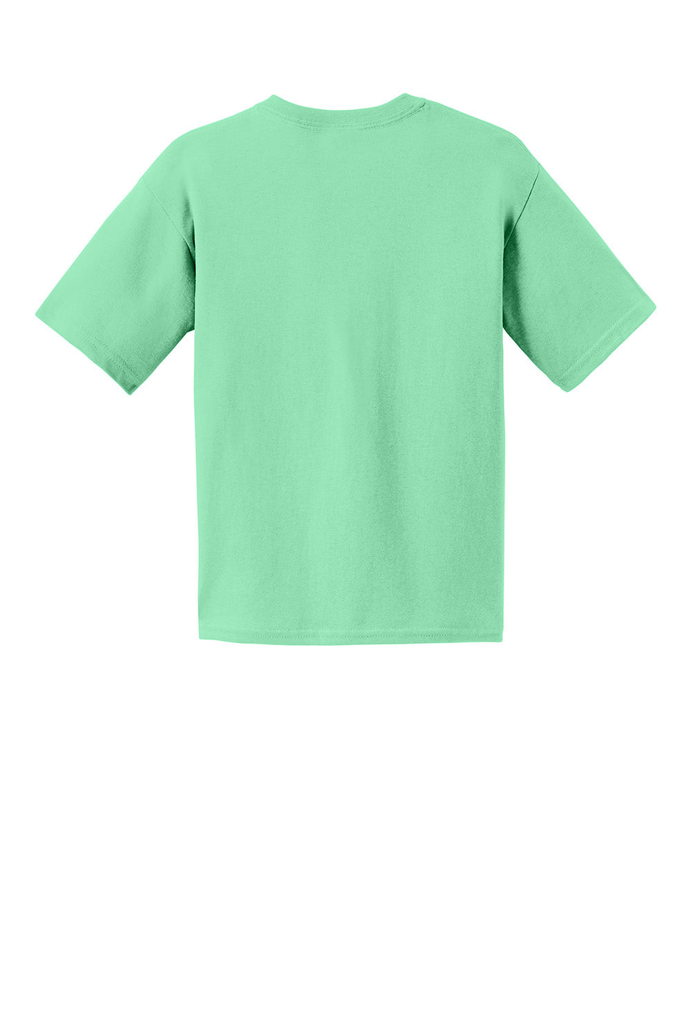 Gildan 2000B/G200B Youth Ultra Short Sleeve Crewneck T-Shirt Mint Green Flat Back