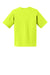 Gildan 2000B/G200B Youth Ultra Short Sleeve Crewneck T-Shirt Safety Green Flat Back