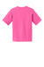 Gildan 2000B/G200B Youth Ultra Short Sleeve Crewneck T-Shirt Safety Pink Flat Back