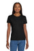 Gildan 2000L/G200L Womens Ultra Short Sleeve Crewneck T-Shirt Black Model Front