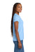 Gildan 2000L/G200L Womens Ultra Short Sleeve Crewneck T-Shirt Light Blue Model Side