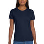 Gildan Womens Ultra Short Sleeve Crewneck T-Shirt - Navy Blue