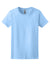 Gildan 2000L/G200L Womens Ultra Short Sleeve Crewneck T-Shirt Light Blue Flat Front