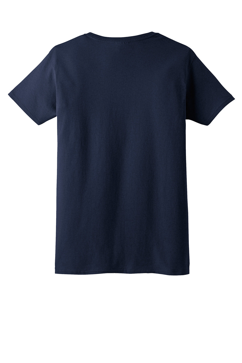 Gildan 2000L/G200L Womens Ultra Short Sleeve Crewneck T-Shirt Navy Blue Flat Back