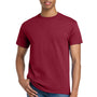 Gildan Mens Ultra Short Sleeve Crewneck T-Shirt - Antique Cherry Red