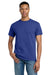 Gildan 2000/G200/G200T Mens Ultra Short Sleeve Crewneck T-Shirt Antique Royal Blue Model Front