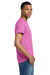 Gildan 2000/G200/G200T Mens Ultra Short Sleeve Crewneck T-Shirt Azalea Pink Model Side