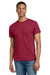 Gildan 2000/G200/G200T Mens Ultra Short Sleeve Crewneck T-Shirt Cardinal Red Model Front