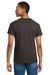 Gildan 2000/G200/G200T Mens Ultra Short Sleeve Crewneck T-Shirt Dark Chocolate Brown Model Back