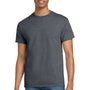 Gildan Mens Ultra Short Sleeve Crewneck T-Shirt - Heather Dark Grey