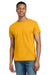 Gildan 2000/G200/G200T Mens Ultra Short Sleeve Crewneck T-Shirt Gold Model Front