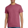 Gildan Mens Ultra Short Sleeve Crewneck T-Shirt - Heather Cardinal Red