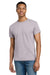 Gildan 2000/G200/G200T Mens Ultra Short Sleeve Crewneck T-Shirt Ice Grey Model Front