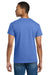 Gildan 2000/G200/G200T Mens Ultra Short Sleeve Crewneck T-Shirt Iris Blue Model Back