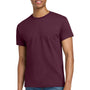 Gildan Mens Ultra Short Sleeve Crewneck T-Shirt - Maroon