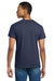 Gildan 2000/G200/G200T Mens Ultra Short Sleeve Crewneck T-Shirt Navy Blue Model Back