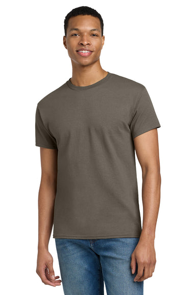 Gildan 2000/G200/G200T Mens Ultra Short Sleeve Crewneck T-Shirt Prairie Dust Model Front