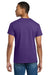 Gildan 2000/G200/G200T Mens Ultra Short Sleeve Crewneck T-Shirt Purple Model Back