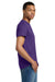 Gildan 2000/G200/G200T Mens Ultra Short Sleeve Crewneck T-Shirt Purple Model Side