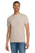 Gildan 2000/G200/G200T Mens Ultra Short Sleeve Crewneck T-Shirt Sand Model Front