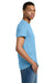 Gildan 2000/G200/G200T Mens Ultra Short Sleeve Crewneck T-Shirt Sky Blue Model Side