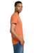 Gildan 2000/G200/G200T Mens Ultra Short Sleeve Crewneck T-Shirt Tangerine Orange Model Side