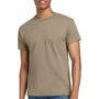 Gildan Mens Ultra Short Sleeve Crewneck T-Shirt - Tan