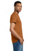 Gildan 2000/G200/G200T Mens Ultra Short Sleeve Crewneck T-Shirt Texas Orange Model Side