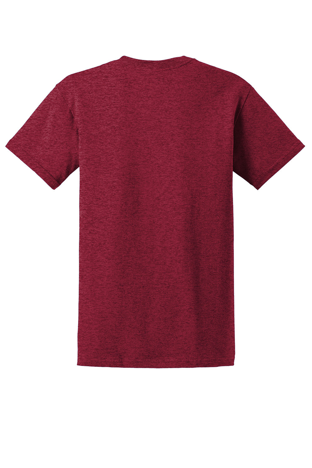 Gildan 2000/G200/G200T Mens Ultra Short Sleeve Crewneck T-Shirt Antique Cherry Red Flat Back