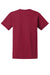 Gildan 2000/G200/G200T Mens Ultra Short Sleeve Crewneck T-Shirt Cardinal Red Flat Back