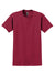 Gildan 2000/G200/G200T Mens Ultra Short Sleeve Crewneck T-Shirt Cardinal Red Flat Front