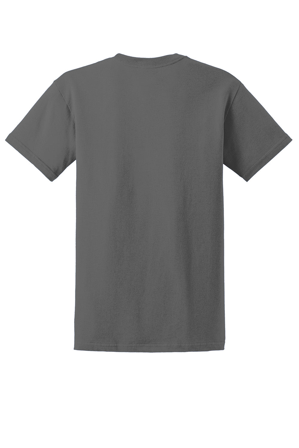 Gildan 2000/G200/G200T Mens Ultra Short Sleeve Crewneck T-Shirt Charcoal Grey Flat Back