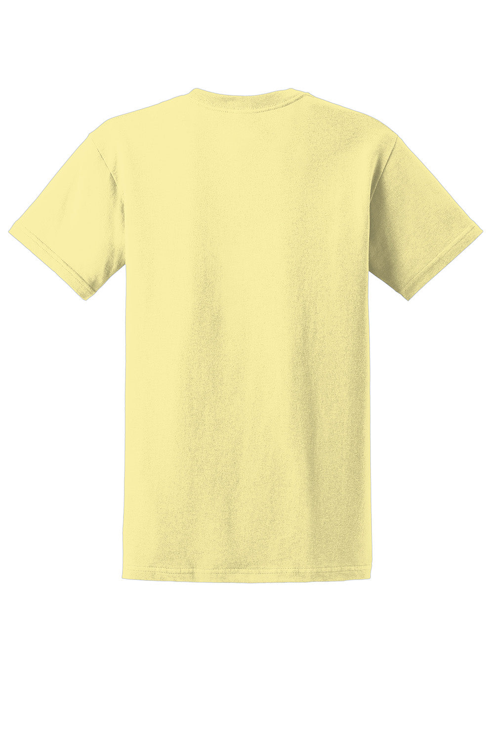 Gildan 2000/G200/G200T Mens Ultra Short Sleeve Crewneck T-Shirt Cornsilk Yellow Flat Back