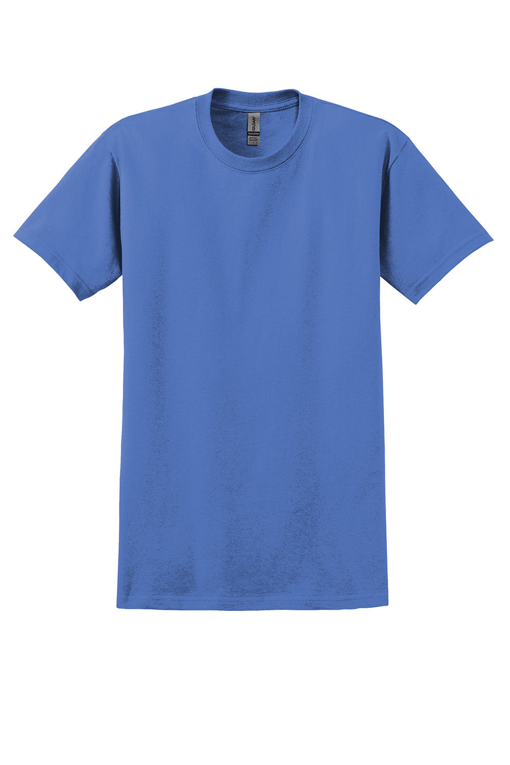 Gildan 2000/G200/G200T Mens Ultra Short Sleeve Crewneck T-Shirt Iris Blue Flat Front