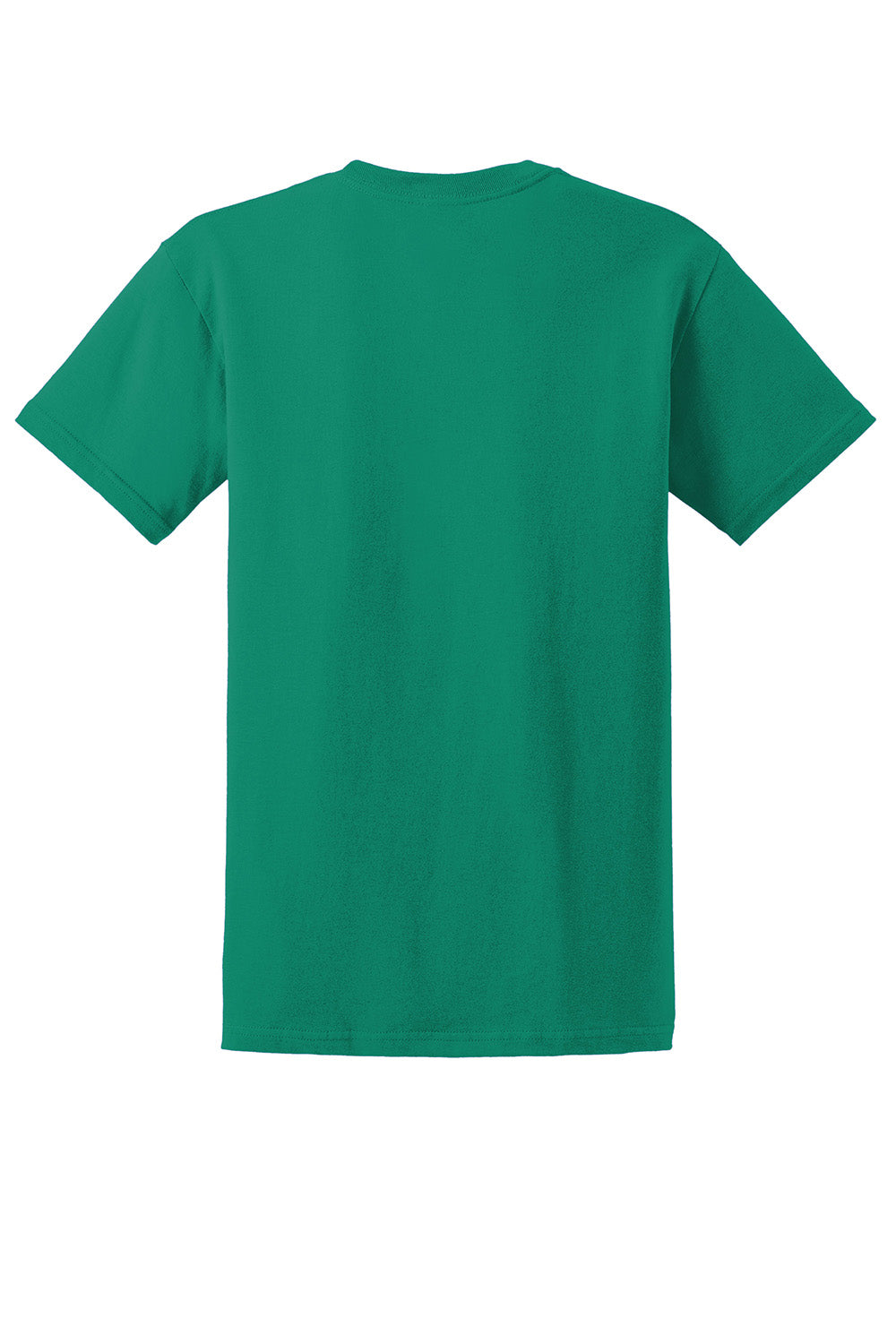 Gildan 2000/G200/G200T Mens Ultra Short Sleeve Crewneck T-Shirt Kelly Green Flat Back